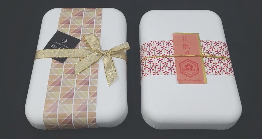 長方形熱絞り紙容器パッケージ紙器箱